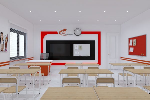 Thiết kế nội thất trường mầm non AD Star English