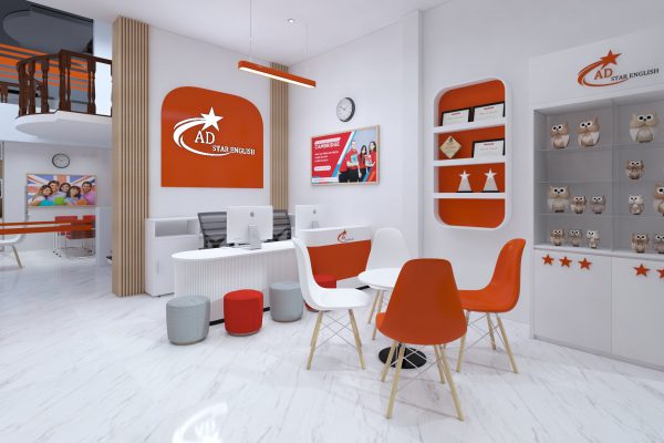 Thiết kế nội thất trường mầm non AD Star English