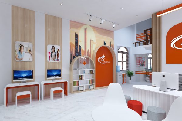 Thiết kế nội thất trường mầm non AD Star English