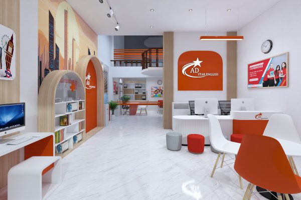 Thiết kế nội thất trường mầm non AD Star English
