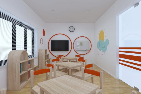 Thiết kế nội thất trường mầm non AD Star English