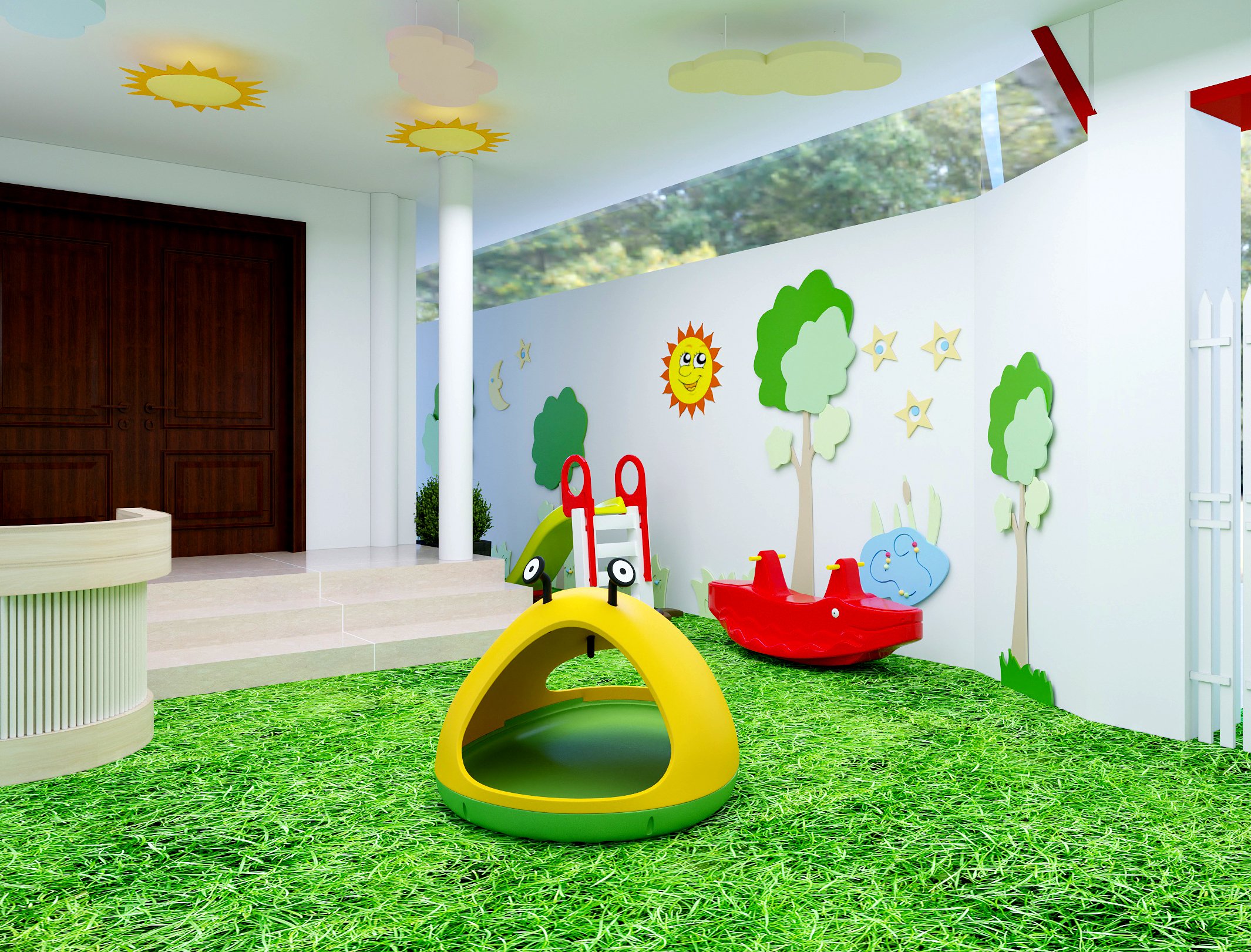 Thiết kế nội thất trường mầm non The Sun