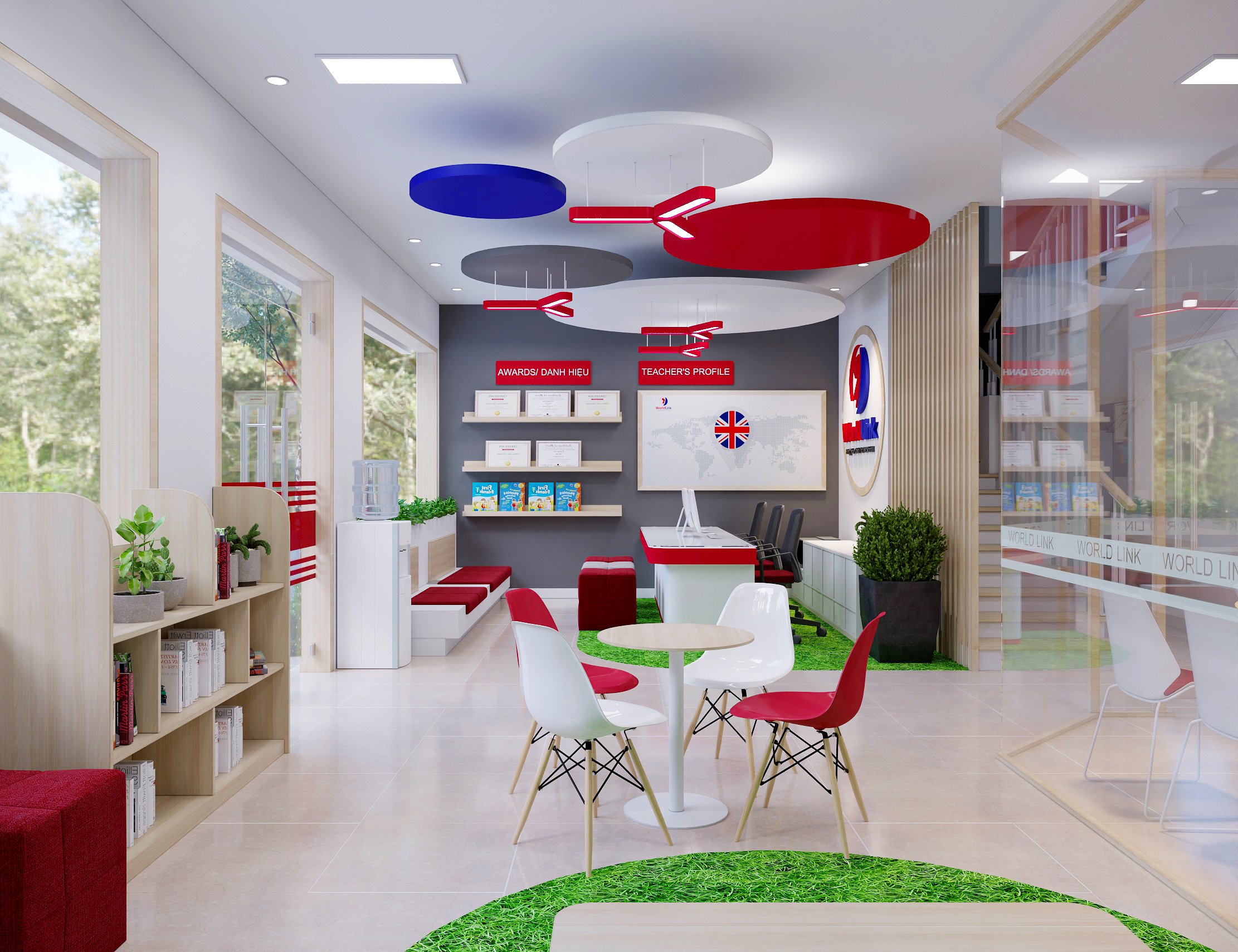 Thiết kế nội thất trường mầm non World Link