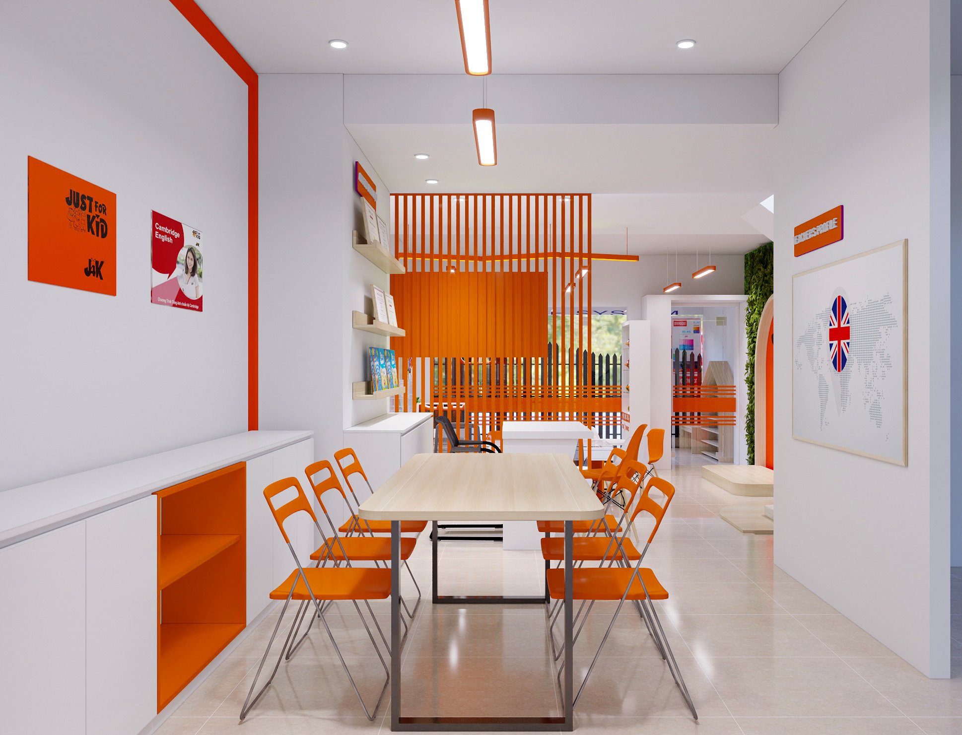 Những xu hướng thiết kế nội thất trung tâm tiếng Anh phổ biến